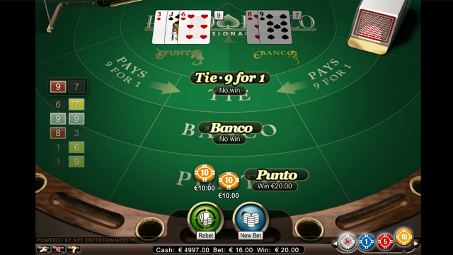 Игровой интерфейс Punto Banco Professional Series 8