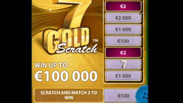 Бонусная игра 7 Gold Scratch 10