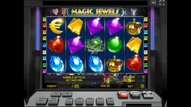 Игровой интерфейс Magic Jewels 5