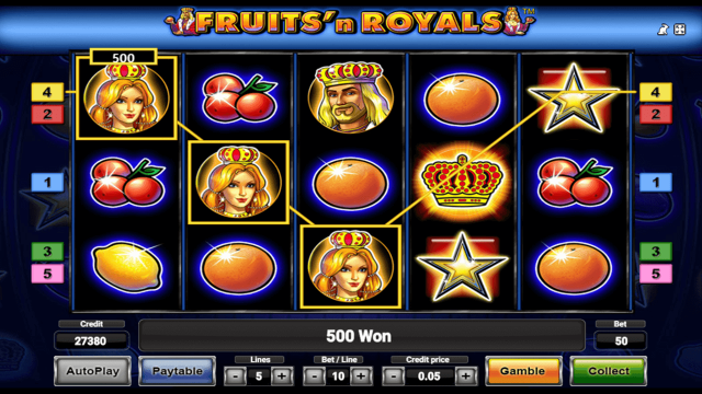Бонусная игра Fruits And Royals 9