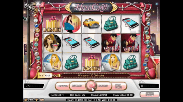 Игровой интерфейс Hot City 5